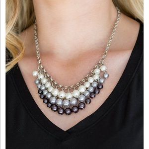 3 layer multi pearl necklace